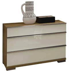 Einrichtung fürs Schlafzimmer in Beige - Lesegano (vierteilig)