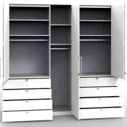 Einrichtung fürs Schlafzimmer in Beige - Lesegano (vierteilig)