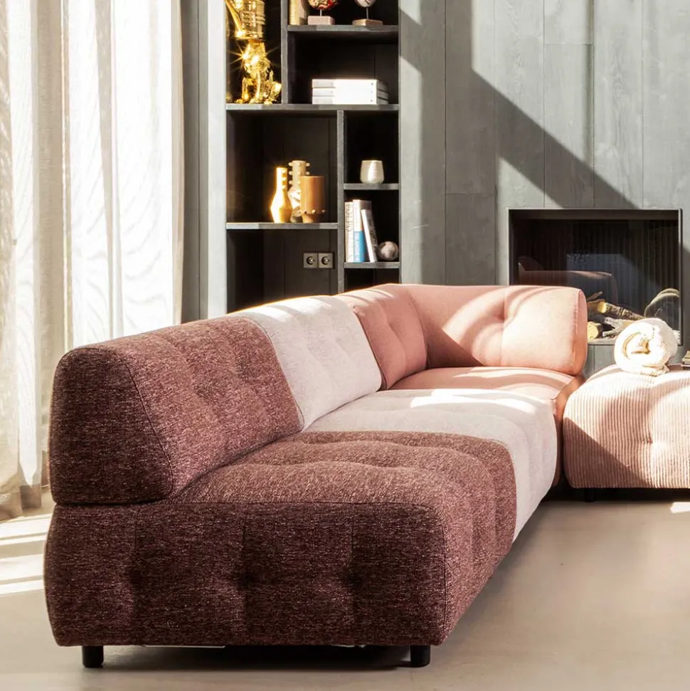 Einsitzer Sofaelement in Mauve meliert - Manilo