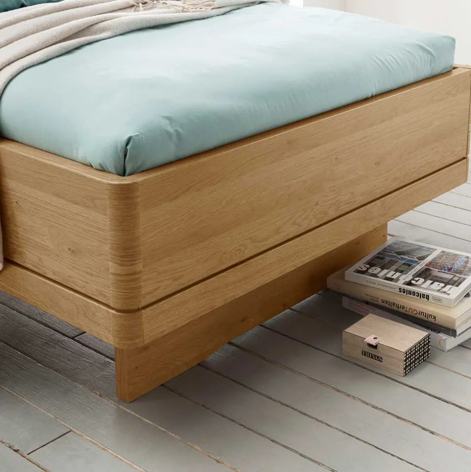 Einzelbett & Nachtkommode als Set - Emdsiva (zweiteilig)