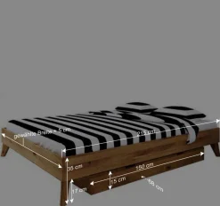 Einzelbett Bettgestell ohne Kopfteil - Eavy II