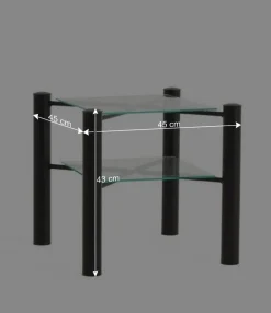 Einzelbett Lanuge aus schwarzem Metall (zweiteilig)