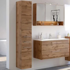Elegante Badmöbel Kombination - Lemnas (dreiteilig)