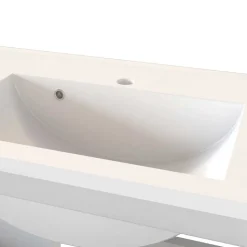 Elegante Badmöbel Kombination - Lemnas (dreiteilig)