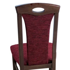 Elegante Esszimmer Stühle in Rot Nelly & Nussbaum (2er Set)