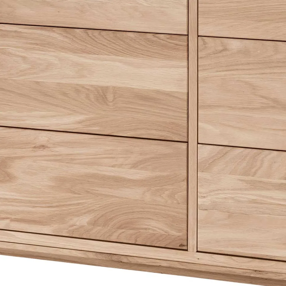 Elegante Kommode aus Wildeiche Bianco geölt - Lamia