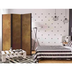 Eleganter Paravent in Goldfarben - Salvadors