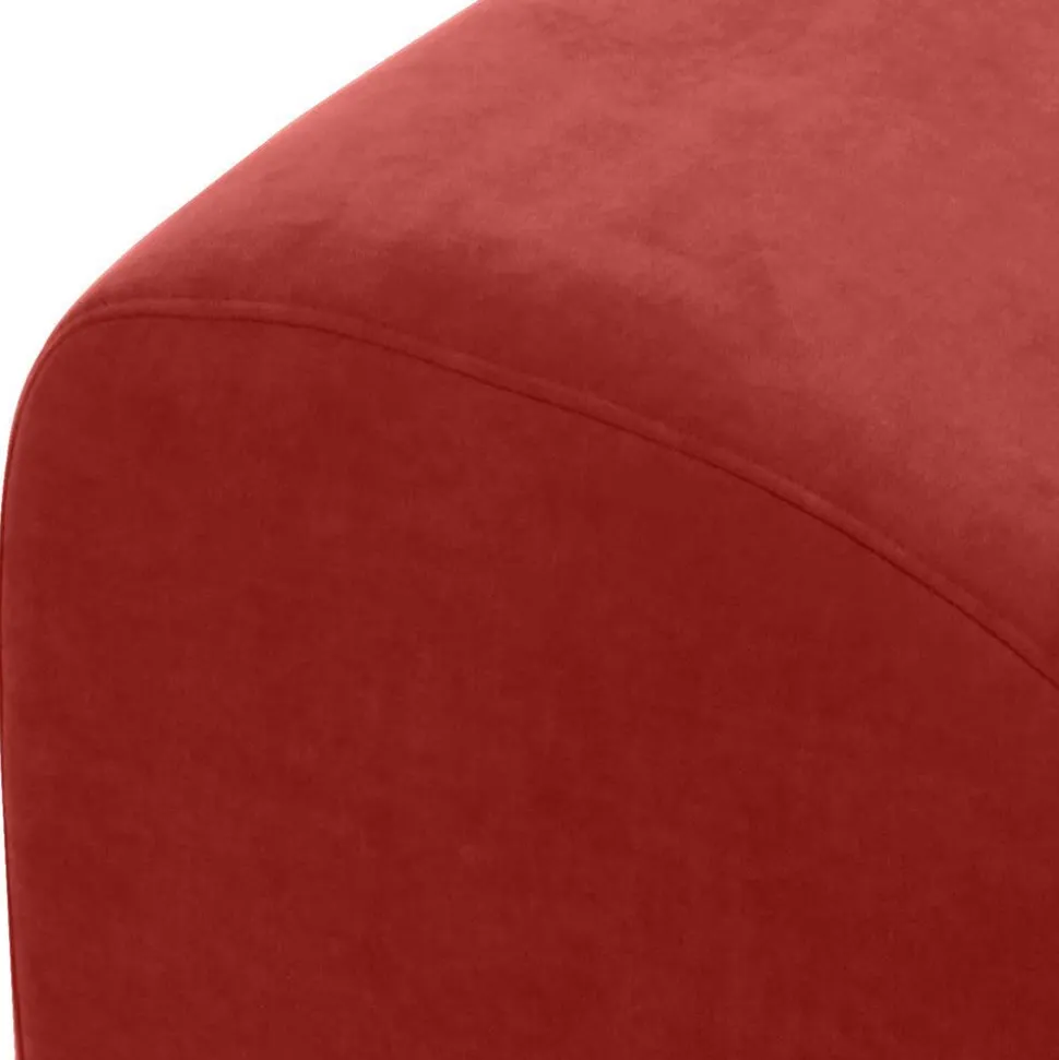 Entspannungssessel in Terracotta Velours - Vacance