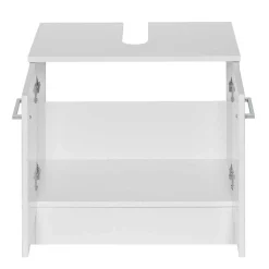 60er Doppeltür Unterbeckenschrank in Weiß - Skiranov