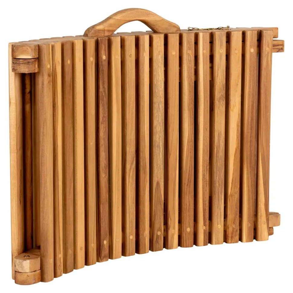 Ergonomische Gartenliege aus Teak Massivholz - Senvelita