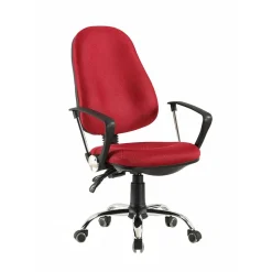 Ergonomischer Bürostuhl in Dunkelrot - Tessera