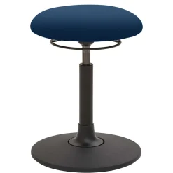 Ergonomischer Office-Hocker in Blau - Amulet