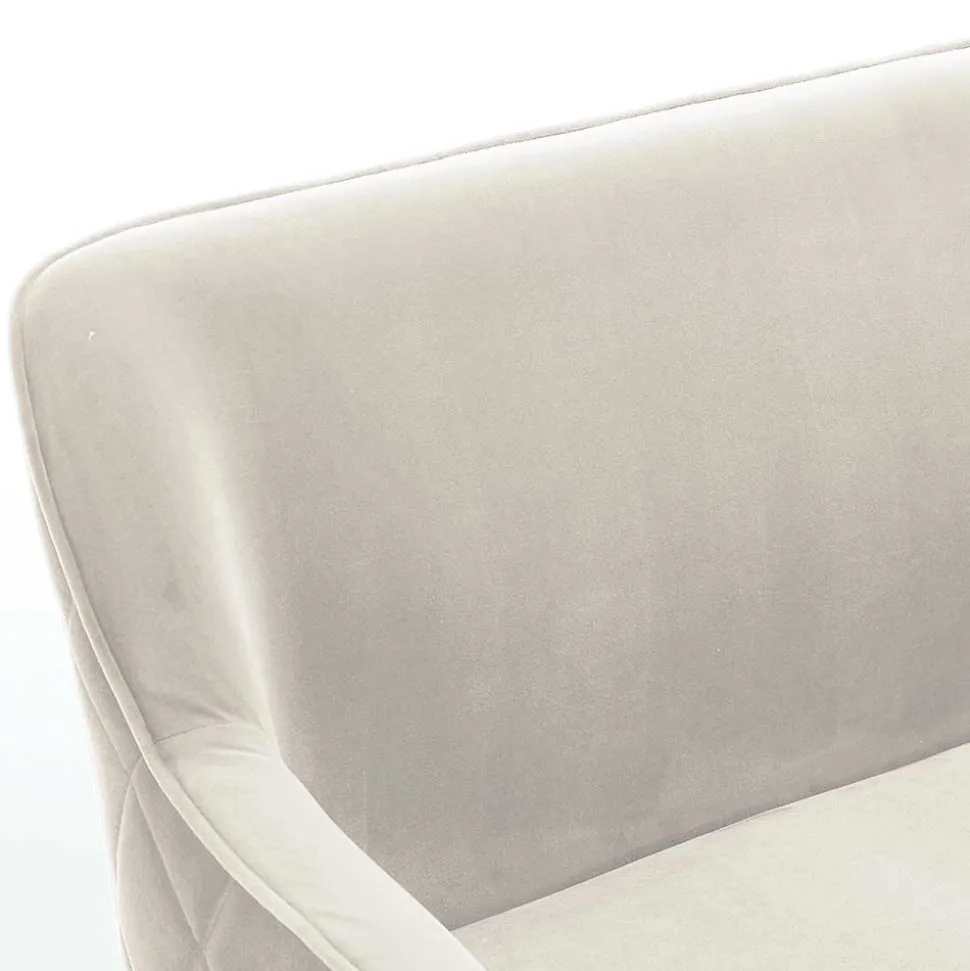 Essbank in Cremeweiß mit Schwarz - Tamba