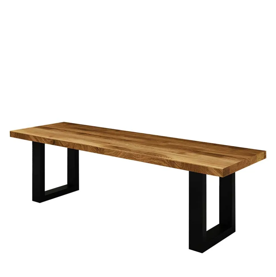 Essbank Manzey aus Wildeiche Massivholz