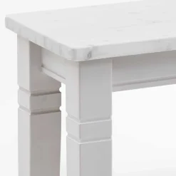 Essbank Satumare in Weiß