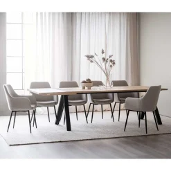 Essgruppe im Skandinavischen Wohnstil - Ivona (siebenteilig)