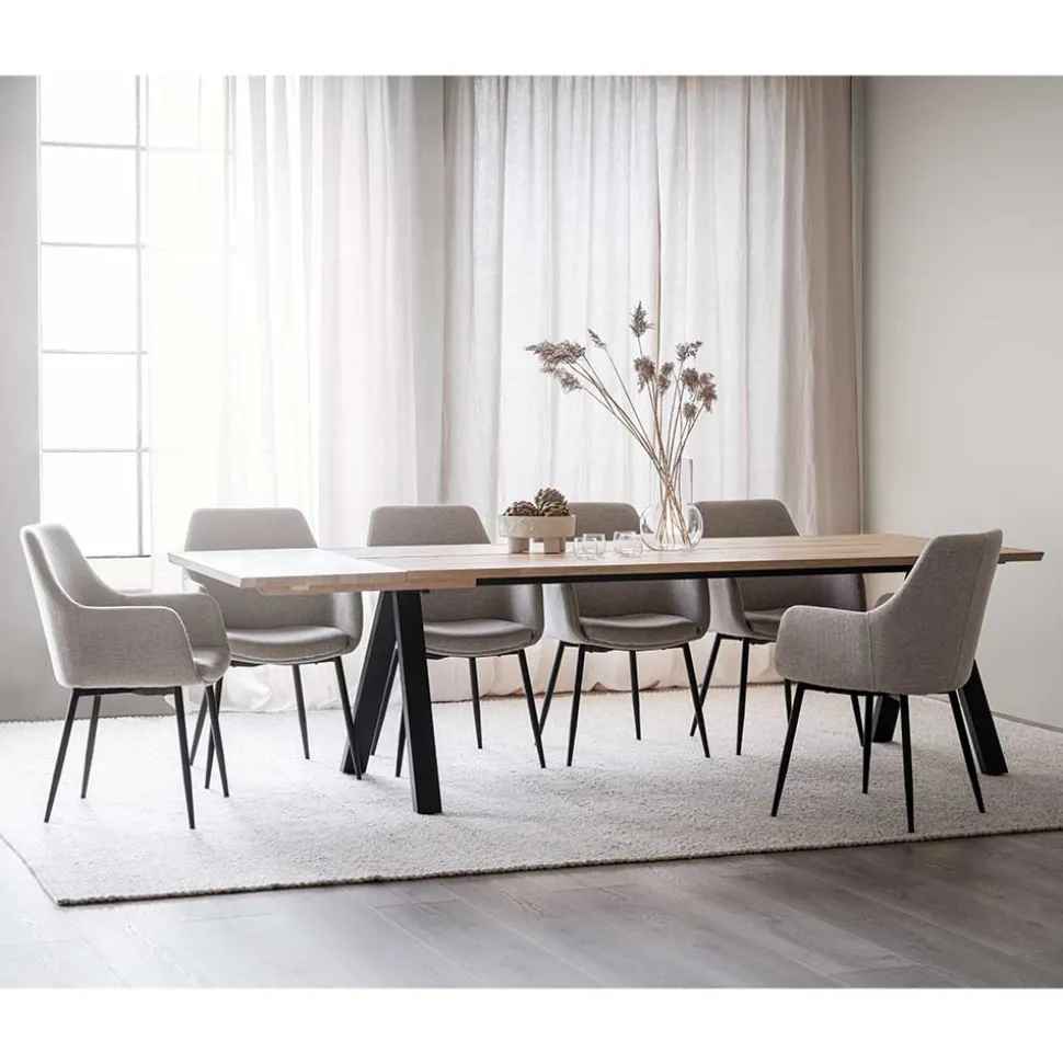 Essgruppe im Skandinavischen Wohnstil - Ivona (siebenteilig)