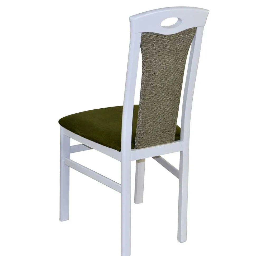 Essgruppe in Weiß & Grün - Algarvo (fünfteilig)