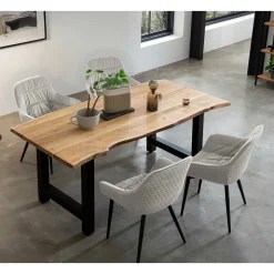 Essgruppe mit vier Stühlen - Acigne (fünfteilig)