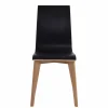 Essstuhl in Schwarz & Natur - Vulias (2er Set)