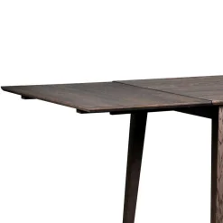 Esstisch & 6 schwarze Stühle - Flints (siebenteilig)