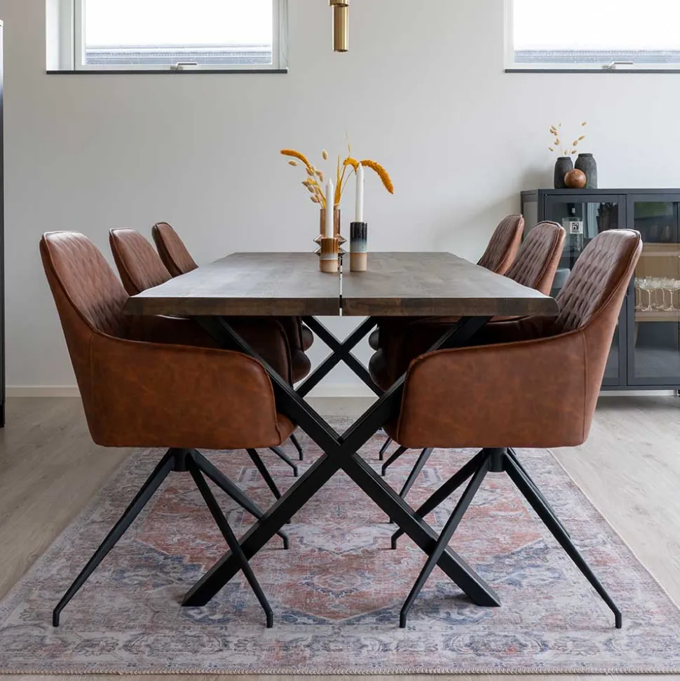 Esstisch & Armlehnstühle Industry - Nucina (siebenteilig)