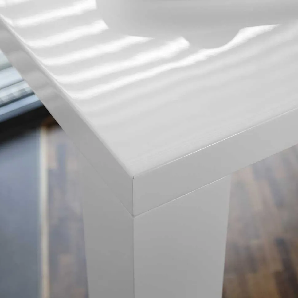 Esstisch & Drehstühle in Weiß - Fascinationa (fünfteilig)