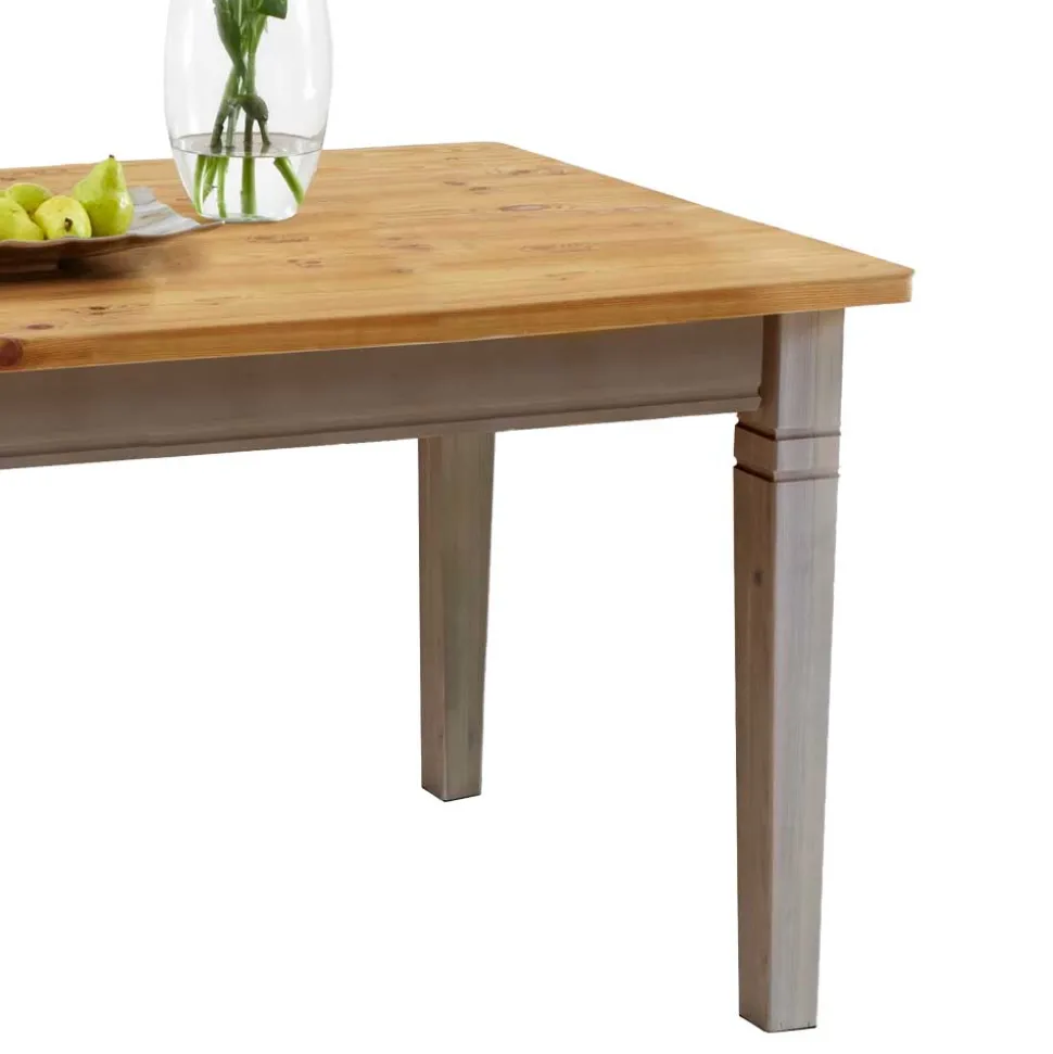 Esstisch Cempino in Grau Kiefer