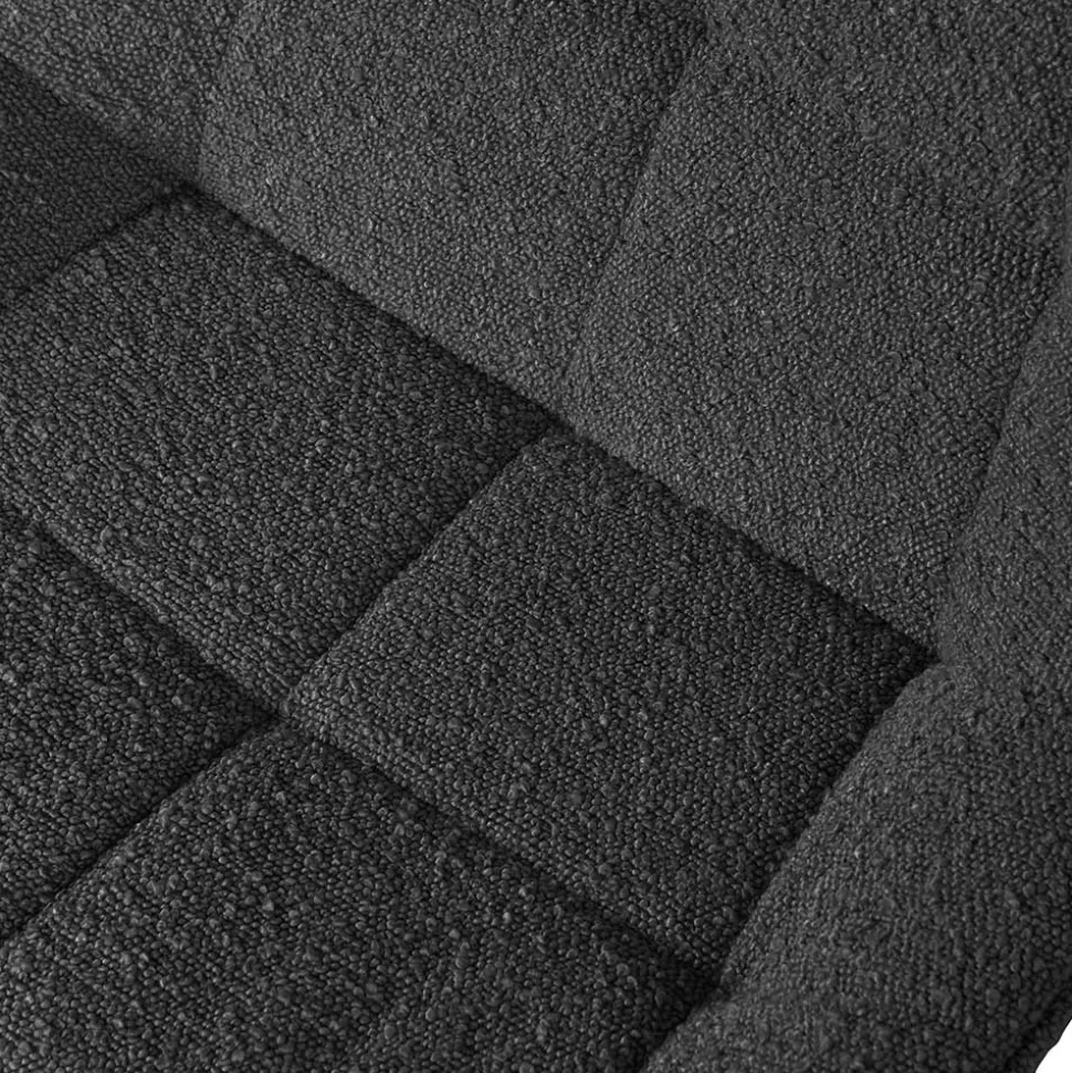 Esstisch Drehstuhl aus Boucle Stoff - Seymour (2er Set)