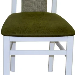 Esstisch Kombi in Weiß & Grün - Cynthia (fünfteilig)