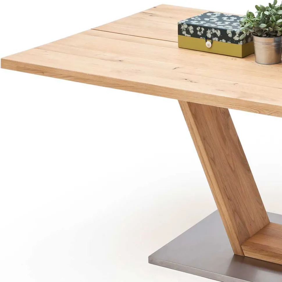 Esstisch mit Balkeneiche Romus in 4 Größen