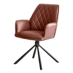 Esstisch mit Drehsesseln Set - Eboniar (fünfteilig)