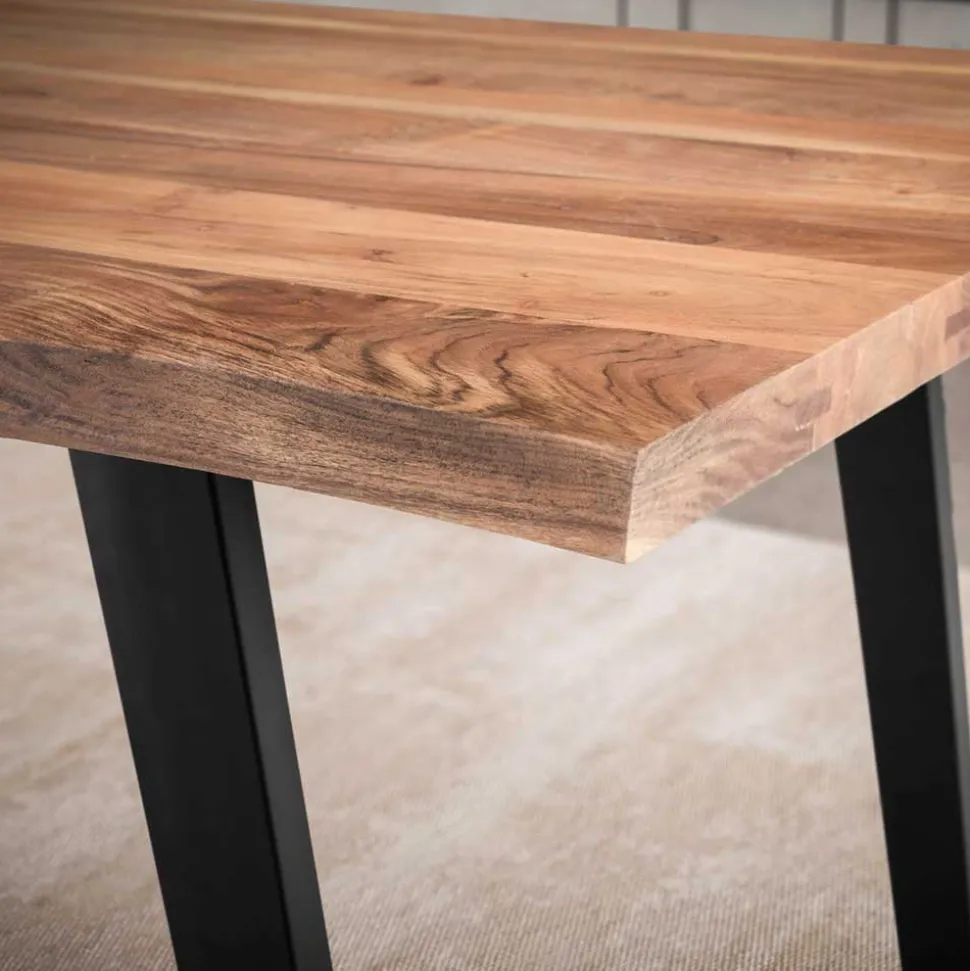 Esstisch mit schrägen U-Beinen - Alice