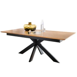 Esstisch mit Schweizer Kante & Spider Gestell - Karoline