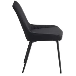 Esstisch mit X-Beinen plus 4 Stühle - Lamon (fünfteilig)