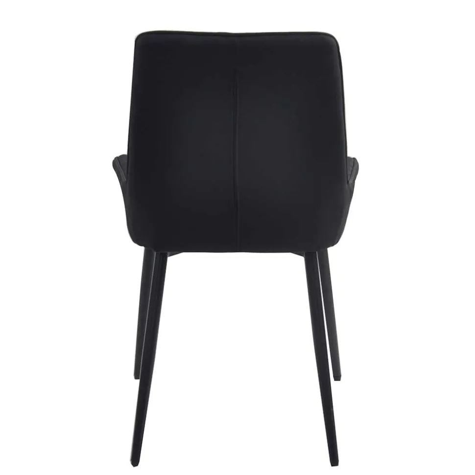 Esstisch mit X-Beinen plus 4 Stühle - Lamon (fünfteilig)