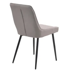 Esstisch mit X-Beinen plus 4 Stühle - Lamon (fünfteilig)