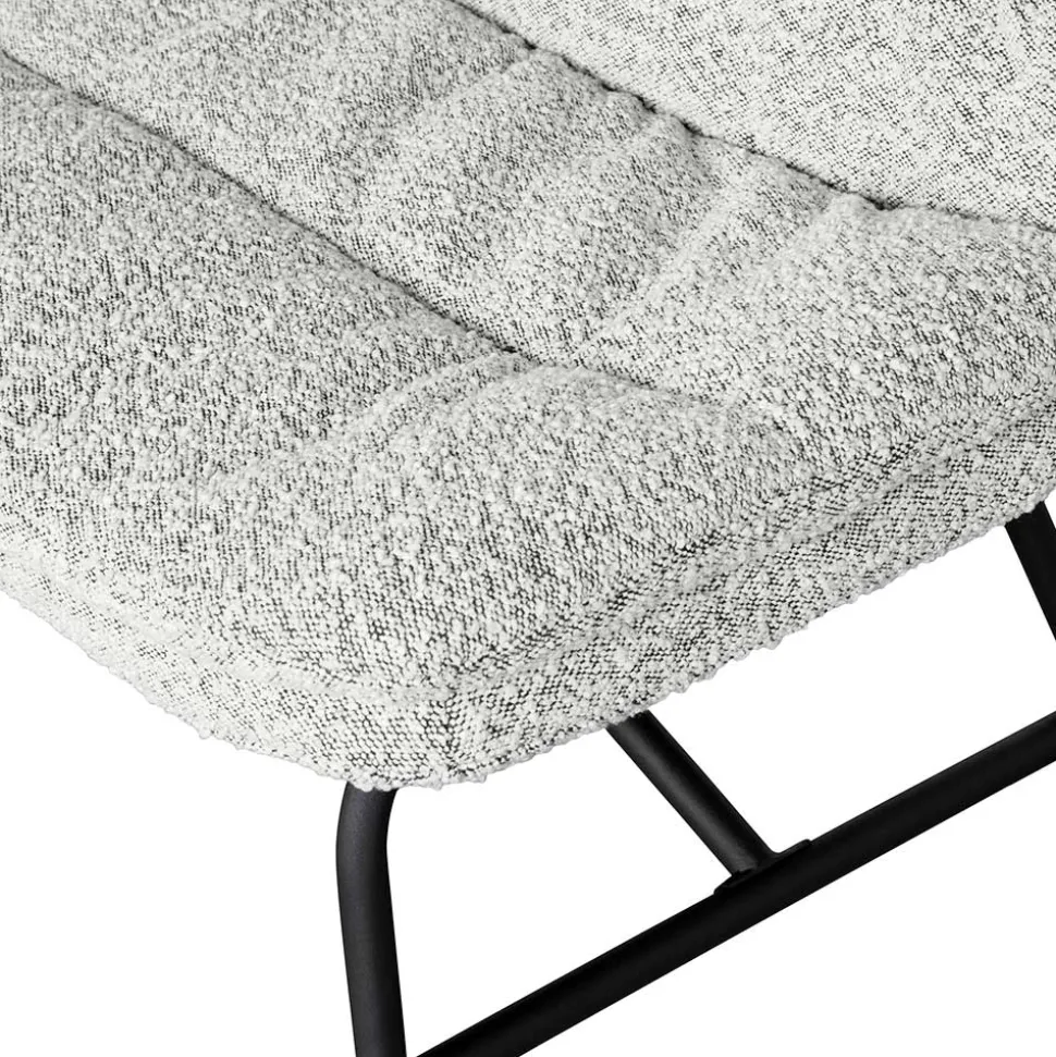 Esstisch Polsterbank in Offwhite Hellgrau - Utperio