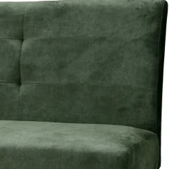 Esstisch Polsterbank mit Lehne in Graugrün - Boxton