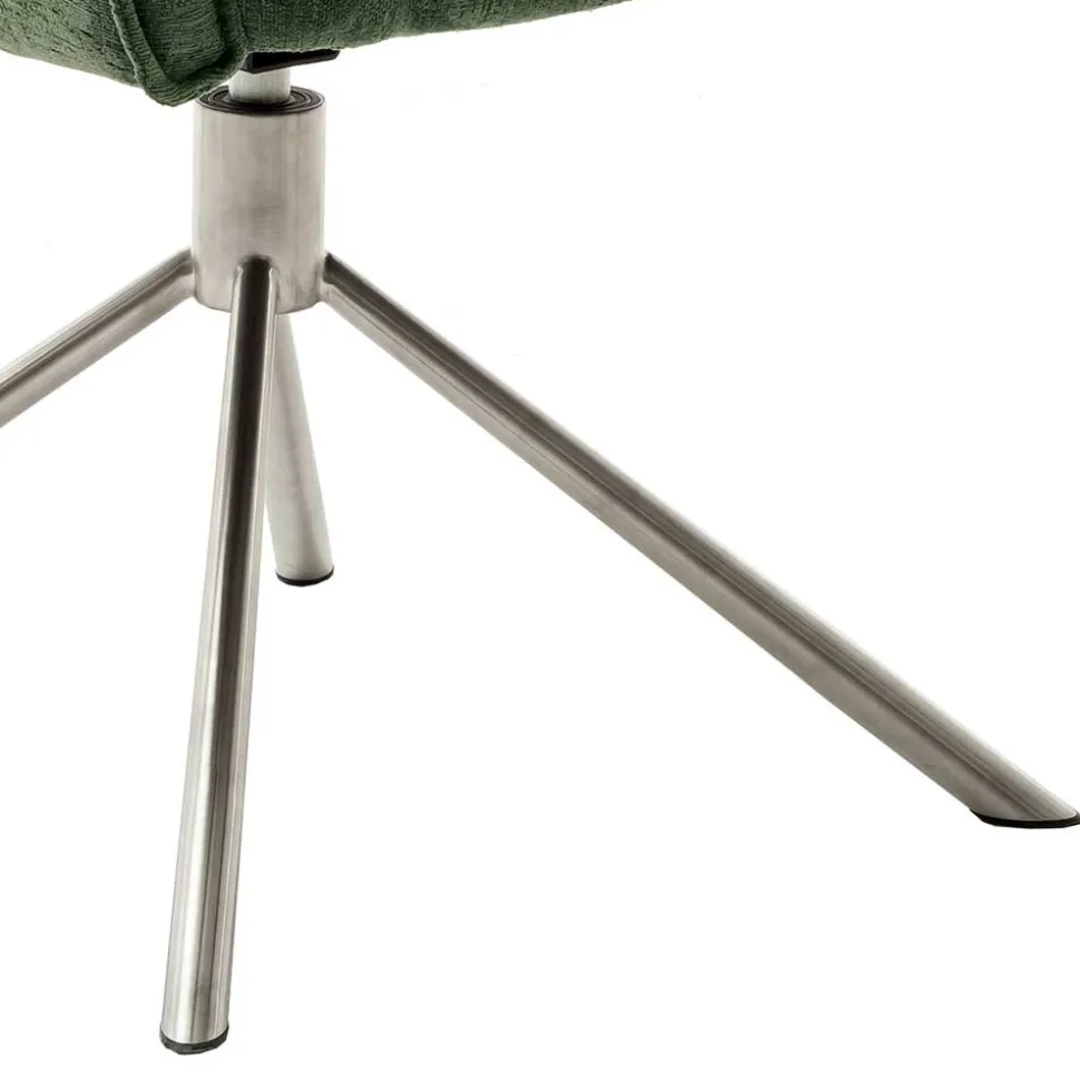 Esstisch Sessel in Oliv Grün Stoff - Occita (2er Set)