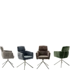 Esstisch Sessel in Oliv Grün Stoff - Occita (2er Set)