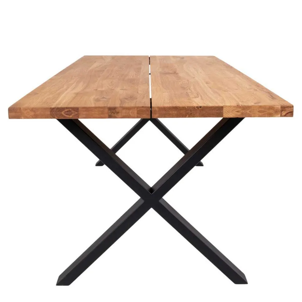 Esstisch Sitzgruppe aus Eiche - Yourney (siebenteilig)