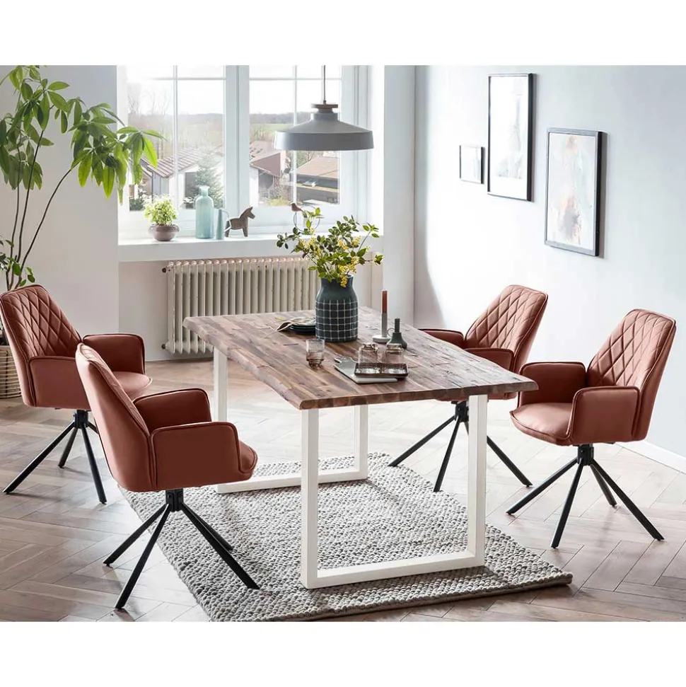 Esstischgruppe mit vier Plätzen - Sympatia (fünfteilig)