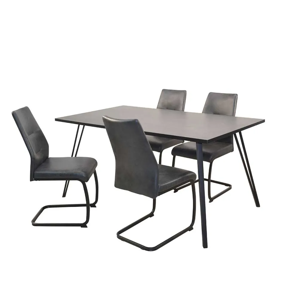 Esstischgruppe mit vier Sitzplätzen - Kontrada (fünfteilig)