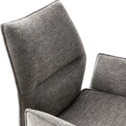 Esstisch-Sessel mit Taschenfederkern - Penzanca (2er Set)