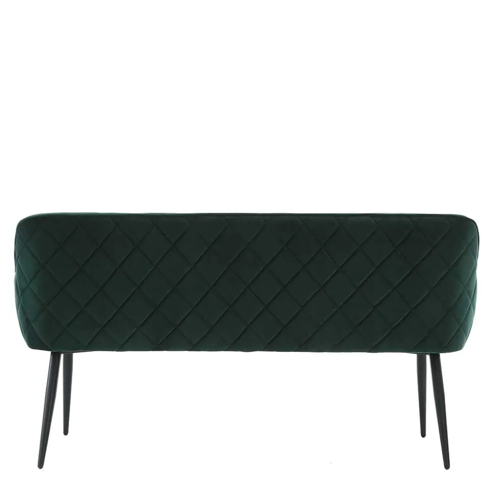 Esszimmer Bank in Dunkelgrün Samt - Laruis