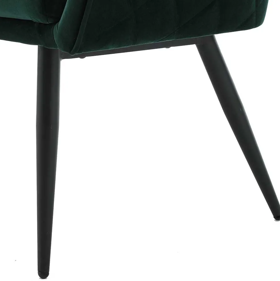 Esszimmer Bank in Dunkelgrün Samt - Laruis