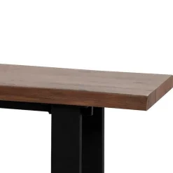 Esszimmer Bank in Holzoptik & Schwarz - Kwin