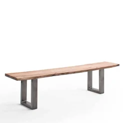 Esszimmer Baumkantenbank in Akazie Natur - Lucyanco