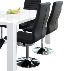 Esszimmer Drehstühle aus Kunstleder - Ragusca (4er Set)